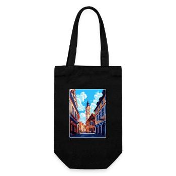 Weimar Deutschland Vintage Reiseplakat Souvenir WPA - Geschenkbeutel für Flaschen - Schwarz - Vorne