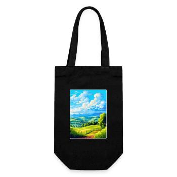 Upper Palatinate Germany Vintage Travel Poster WPA - Gift Bag for Bottles - black - Front
