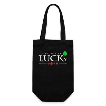 Poker - Geschenkbeutel für Flaschen - Schwarz - Vorne