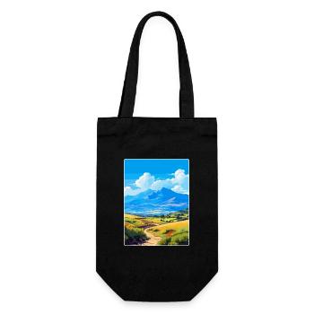 Mount Ida Greece Vintage Travel Poster Souvenir - Gift Bag for Bottles - black - Front