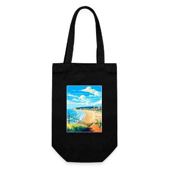 Bournemouth Dorset Vintage Voyage Poster Souvenir - Sac à bouteille - noir - Devant