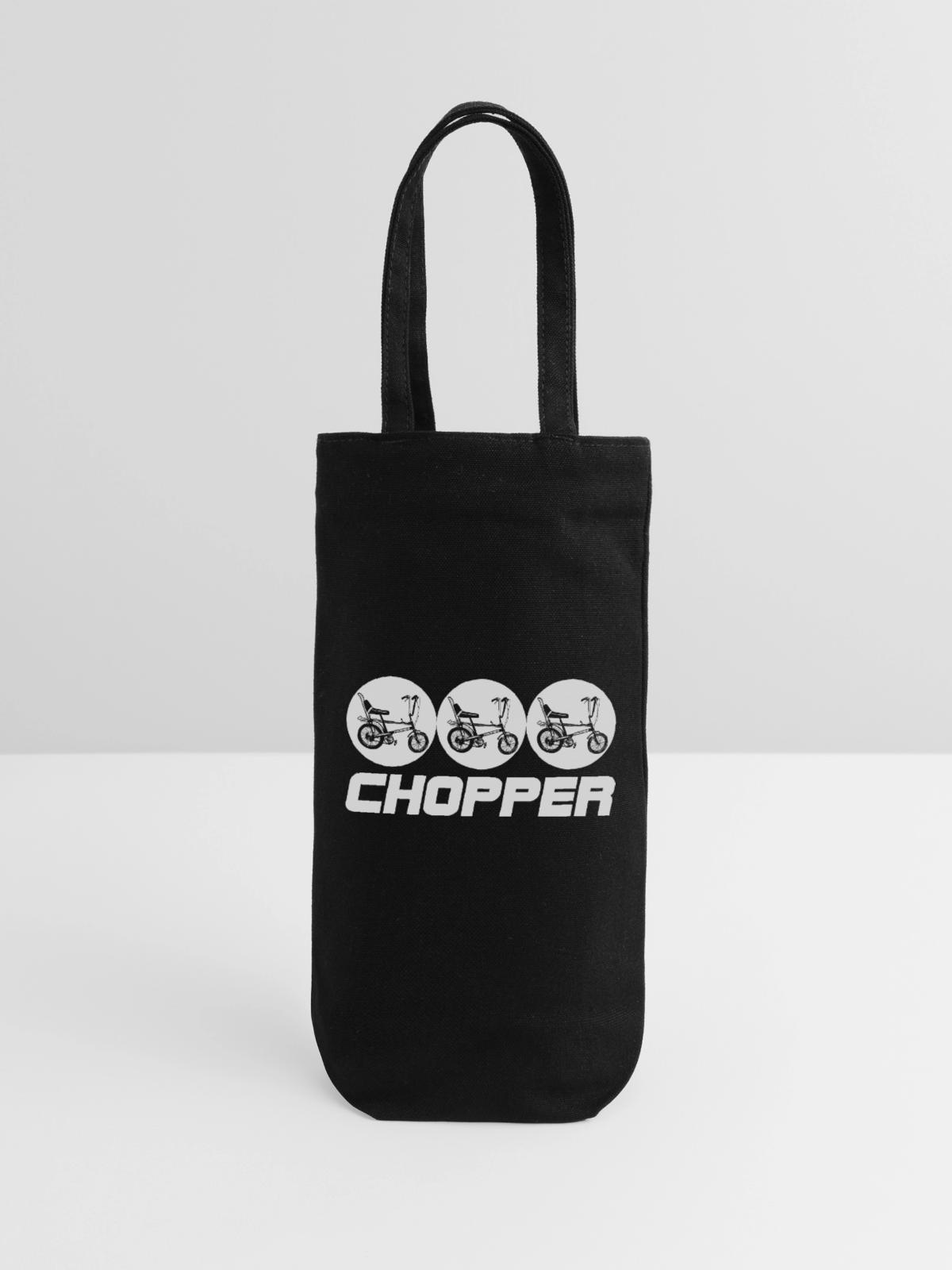 Chopper - Geschenkbeutel für Flaschen - Schwarz - Vorne