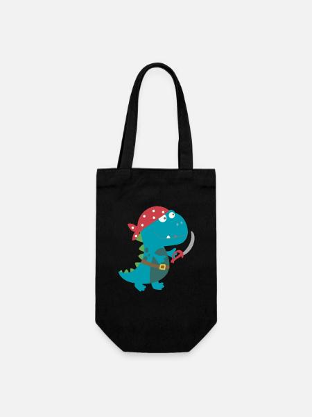Dino Pirate Pirate Costume Halloween Carnival Boys - Gift Bag for Bottles - black