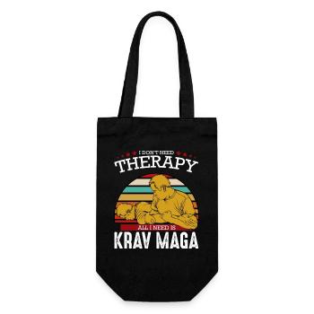 Krav Maga - Geschenkbeutel für Flaschen - Schwarz - Vorne