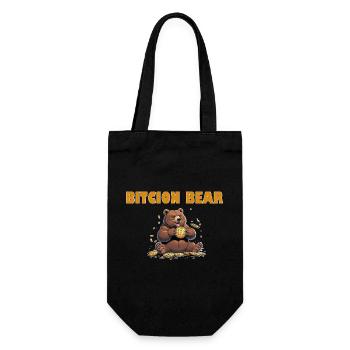 Bitcoin Bear - Sac à bouteille - noir - Devant