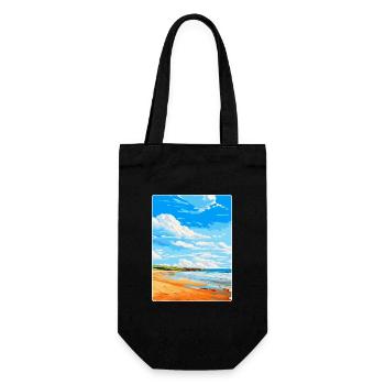 Constantine Bay, Cornwall, England, Vereinigtes Königreich, Reiseposter - Geschenkbeutel für Flaschen - Schwarz - Vorne