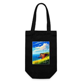 Berry Head Devon Vintage Voyage Poster Souvenir - Sac à bouteille - noir - Devant