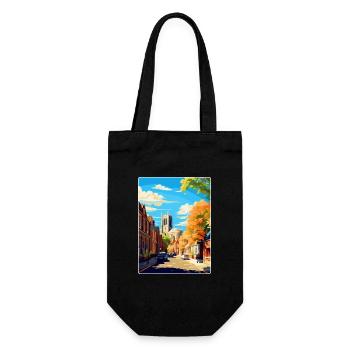 Richmond England Uk Vintage Travel Poster Souvenir - Gift Bag for Bottles - black - Front