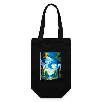 Forest Of Dean Vintage Travel Poster Souvenir WPA - Gift Bag for Bottles - black - Front