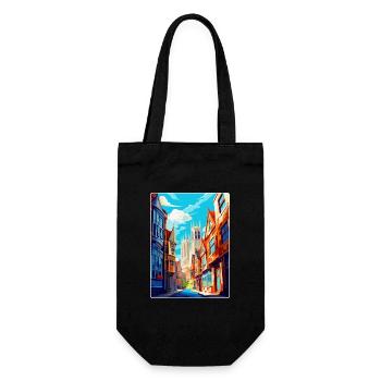 York Angleterre Royaume-Uni Affiche de voyage vintage Souvenir WPA - Sac à bouteille - noir - Devant