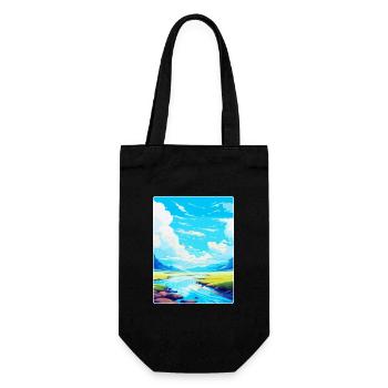 High Cup Nick Cumbria Vintage Travel Poster WPA - Gift Bag for Bottles - black - Front