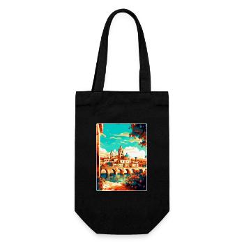 Cordoba Spain Vintage Travel Poster WPA Souvenir - Gift Bag for Bottles - black - Front