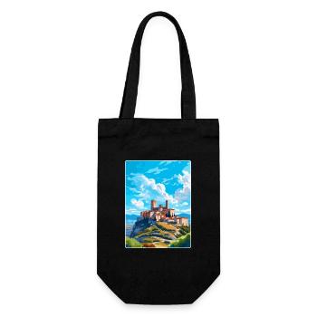 Avila Spain Vintage Travel Poster WPA Art Souvenir - Gift Bag for Bottles - black - Front