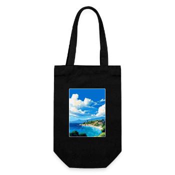 Brac Insel Kroatien Vintage Reiseplakat Souvenir - Geschenkbeutel für Flaschen - Schwarz - Vorne
