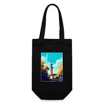 Dortmund Allemagne Poster de voyage vintage souvenir - Sac à bouteille - noir - Devant