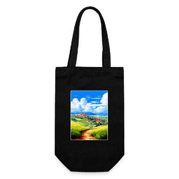Castilla Y León Espagne Affiche de voyage vintage WPA - Sac à bouteille - noir - Devant