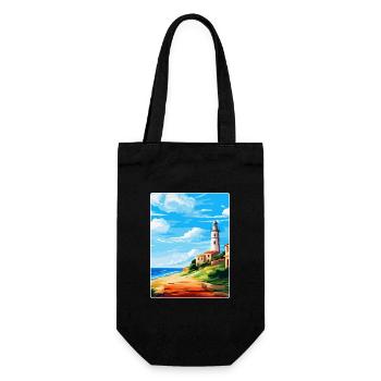 Faro Portugal Affiche de voyage vintage WPA Souvenir - Sac à bouteille - noir - Devant