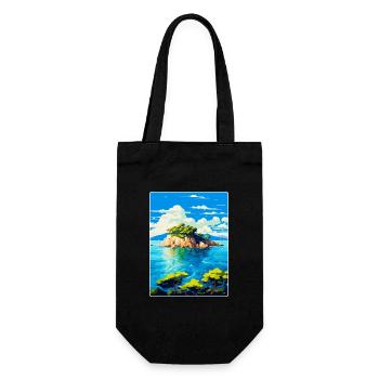 Paklinski Inseln Kroatien Vintage Reiseposter - Geschenkbeutel für Flaschen - Schwarz - Vorne