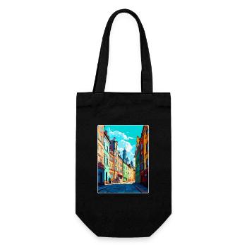 Pilsen Tschechische Republik Vintage Reiseplakat WPA - Geschenkbeutel für Flaschen - Schwarz - Vorne