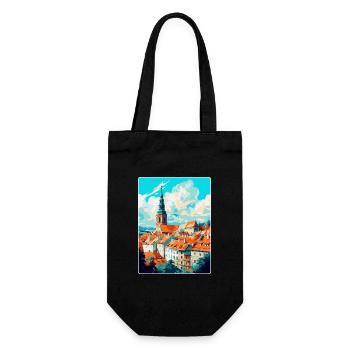 Mikulov Tschechische Republik Vintage Reiseposter WPA - Geschenkbeutel für Flaschen - Schwarz - Vorne