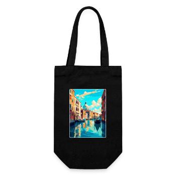 Venise Italie Affiche de voyage vintage WPA Souvenir - Sac à bouteille - noir - Devant