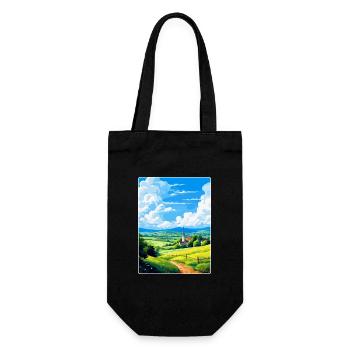 Odenwald Deutschland Vintage Reiseplakat Souvenir - Geschenkbeutel für Flaschen - Schwarz - Vorne