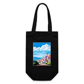 Castelo Branco Portugal Vintage Reiseposter WPA - Geschenkbeutel für Flaschen - Schwarz - Vorne
