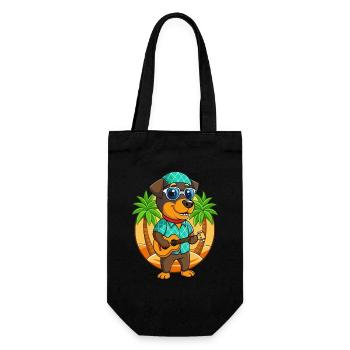 Drôle de Rottweiler Chien Lunettes de soleil de plage d’été - Sac à bouteille - noir - Devant