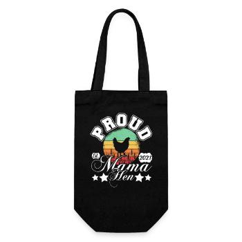 Cercle Soleil Rétro Félin Maman - Sac à bouteille - noir - Devant