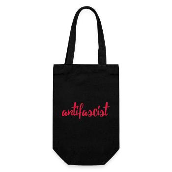 Always Antifascist - Geschenkbeutel für Flaschen - Schwarz - Vorne