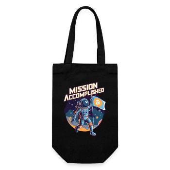 Mission Accomplished - Gift Bag for Bottles - black - Front
