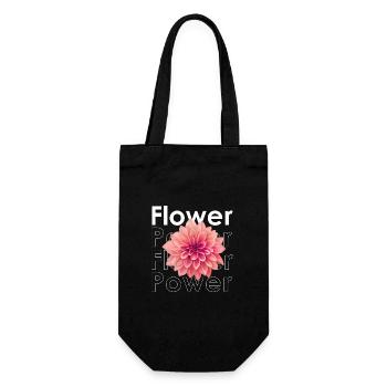 Le pouvoir des fleurs - Sac à bouteille - noir - Devant