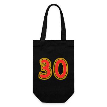 30. 30 YEARS. 30th ANNIVERSARY. 30 YEARS ANNIVERSARY. - Gift Bag for Bottles - black - Front