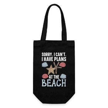 Weniger Leute, mehr Muschelsammeln Strandkämmen St - Geschenkbeutel für Flaschen - Schwarz - Vorne