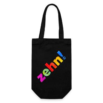 ZEHN 10 JAHRE 10. GEBURTSTAG - Geschenkbeutel für Flaschen - Schwarz - Vorne