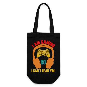 Gaming Videogame Videospiel Computerspiel Design - Geschenkbeutel für Flaschen - Schwarz - Vorne