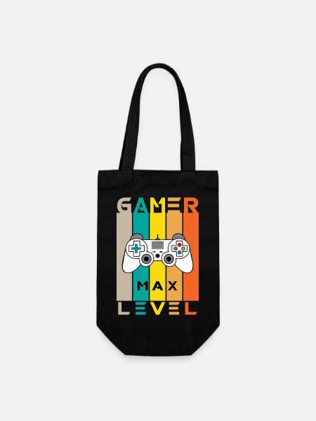 Gaming Videogame Videospiel Computerspiel Design - Geschenkbeutel für Flaschen - Schwarz