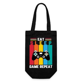 My Hobby is Gaming Videospiel Videogame Motiv - Geschenkbeutel für Flaschen - Schwarz - Vorne