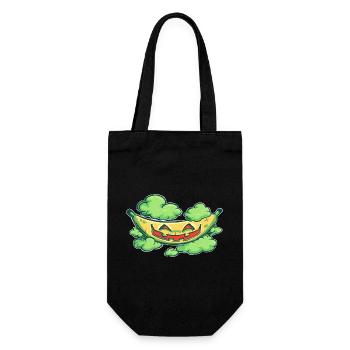 Halloween-Banane - Geschenkbeutel für Flaschen - Schwarz - Vorne