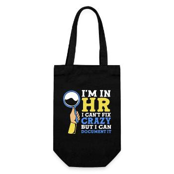 HR Manager - Geschenkbeutel für Flaschen - Schwarz - Vorne