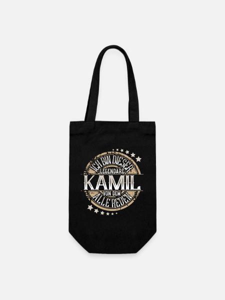 Kamil - Geschenkbeutel für Flaschen - Schwarz