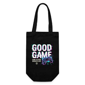 Neon Retro Game Graffiti - Geschenkbeutel für Flaschen - Schwarz - Vorne