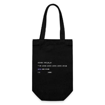Lustiger Programmierer Spruch New Gen Same Old Pro - Geschenkbeutel für Flaschen - Schwarz - Vorne