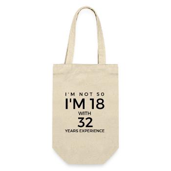 50th birthday - saying for 50th birthday - Gift Bag for Bottles - nature - Front