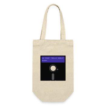 floppy disk - Gift Bag for Bottles - nature - Front