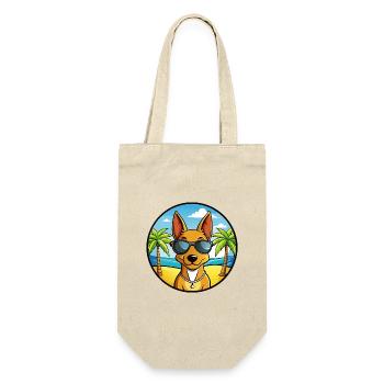Cirneco Dell Etna Dog Breed Cartoon Sunglass Beach - Gift Bag for Bottles - nature - Front