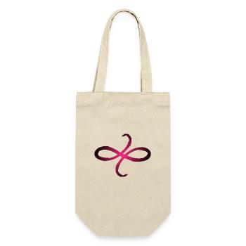 Keltische Symbole Freundschaft Symbol - Geschenkbeutel für Flaschen - Natur - Vorne