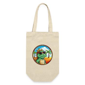 Dragon Funny Cartoon Lunettes de soleil de plage d’été cool - Sac à bouteille - nature - Devant