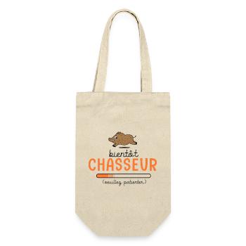 Bientôt Chasseur Body Bébé Cadeau Papa Chasse - Sac à bouteille - nature - Devant