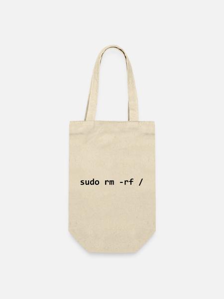 sudo rm rf - Gift Bag for Bottles - nature